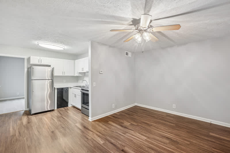 1808 Edgehill Apartments unit kitchen and sink - Nashville, TN