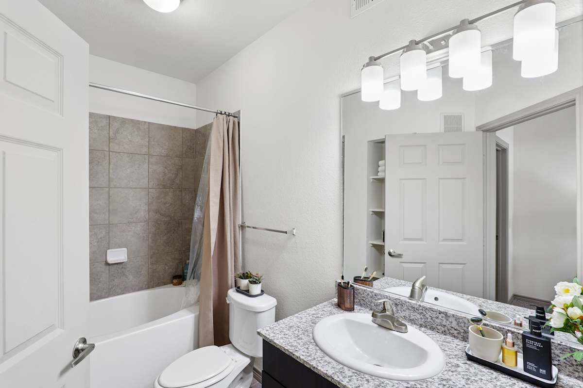 Capri Villas at the Lake bathroom interior - Conroe, TX
