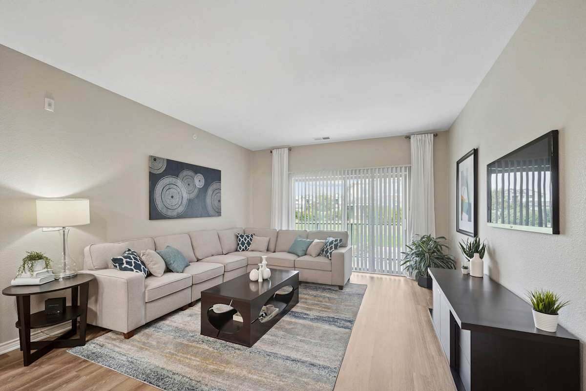 Solaire living room interior - Brighton, CO