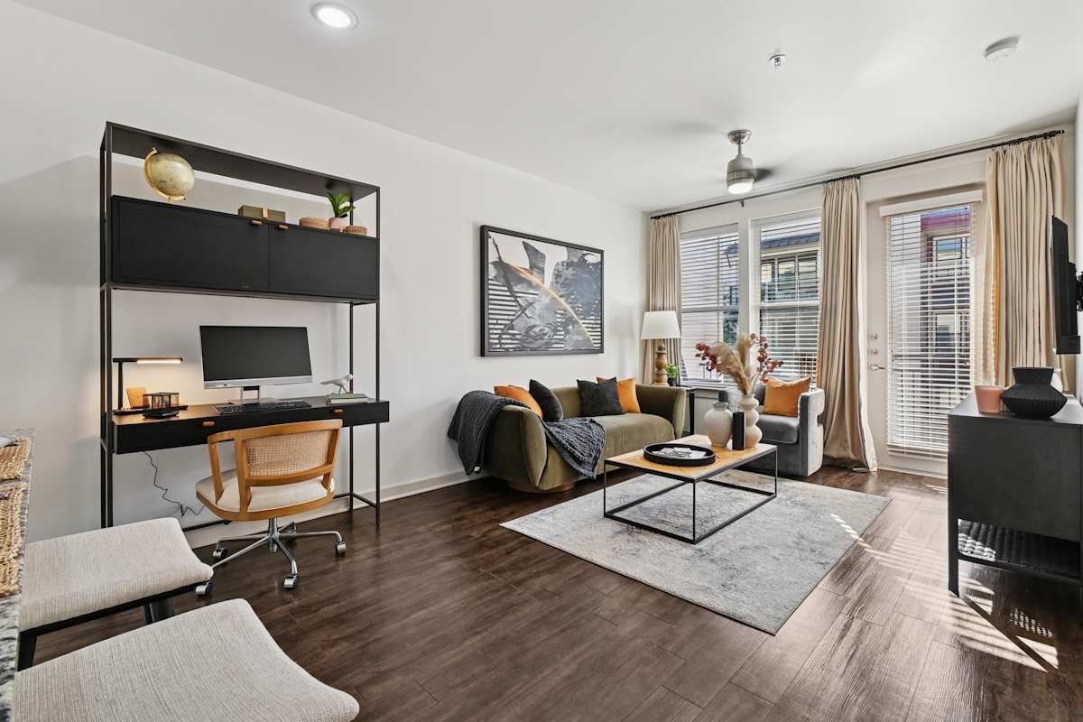 Junction 15 living room interior - Plano, TX
