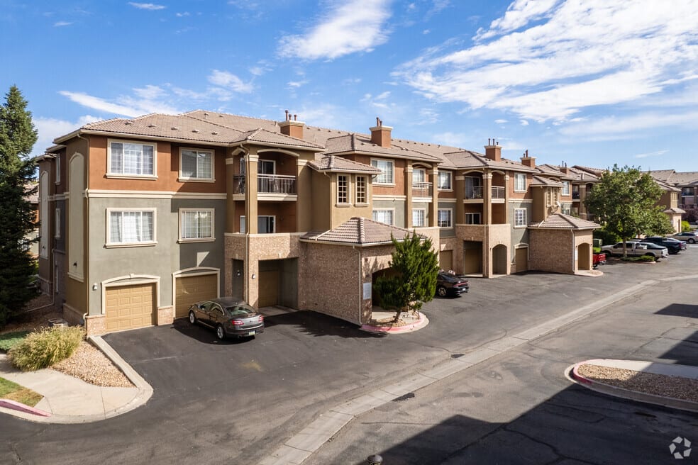 Sonoma Resort at Saddle Rock aerial view of apartment community - Aurora, CO