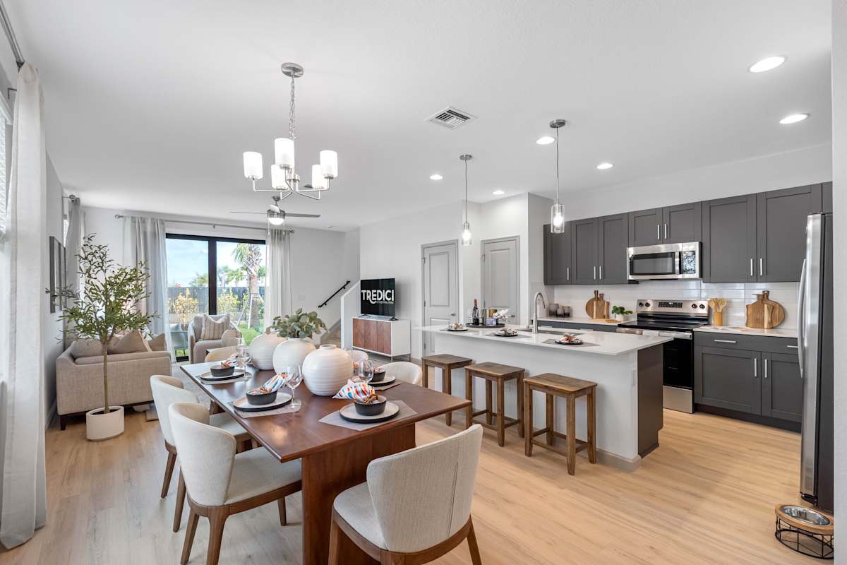 Tredici at Central Park open concept living area - Port St Lucie, FL