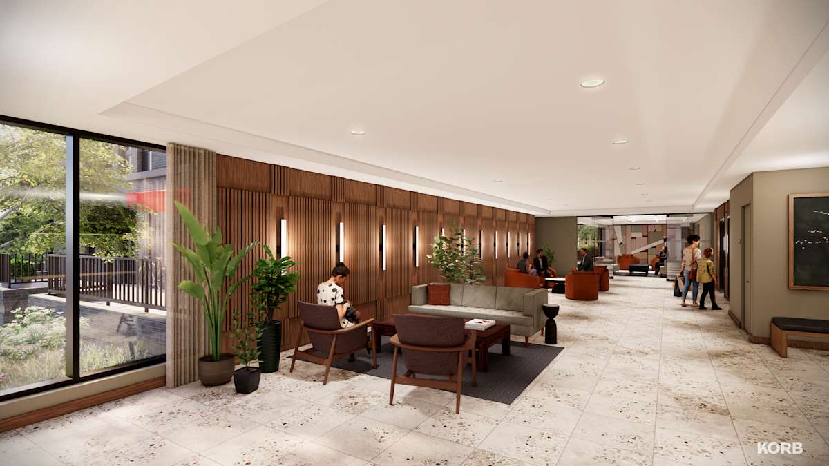 Vista Village lobby interior - Wauwatosa, WI