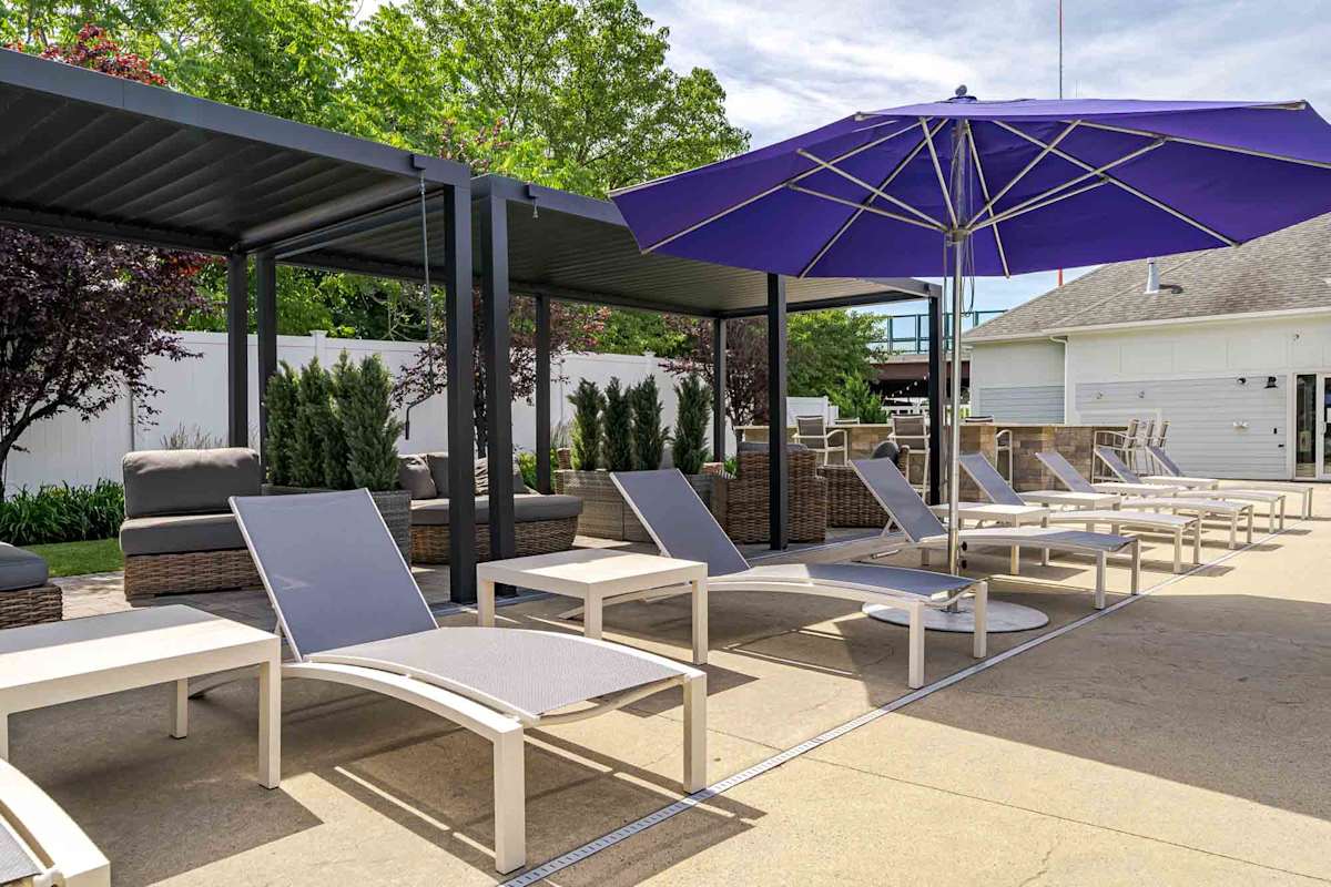 Wellington Place pool lounge chairs - Medford, MA