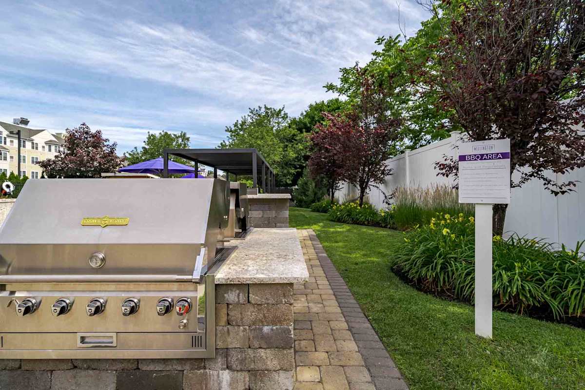 Wellington Place outdoor grill area - Medford, MA