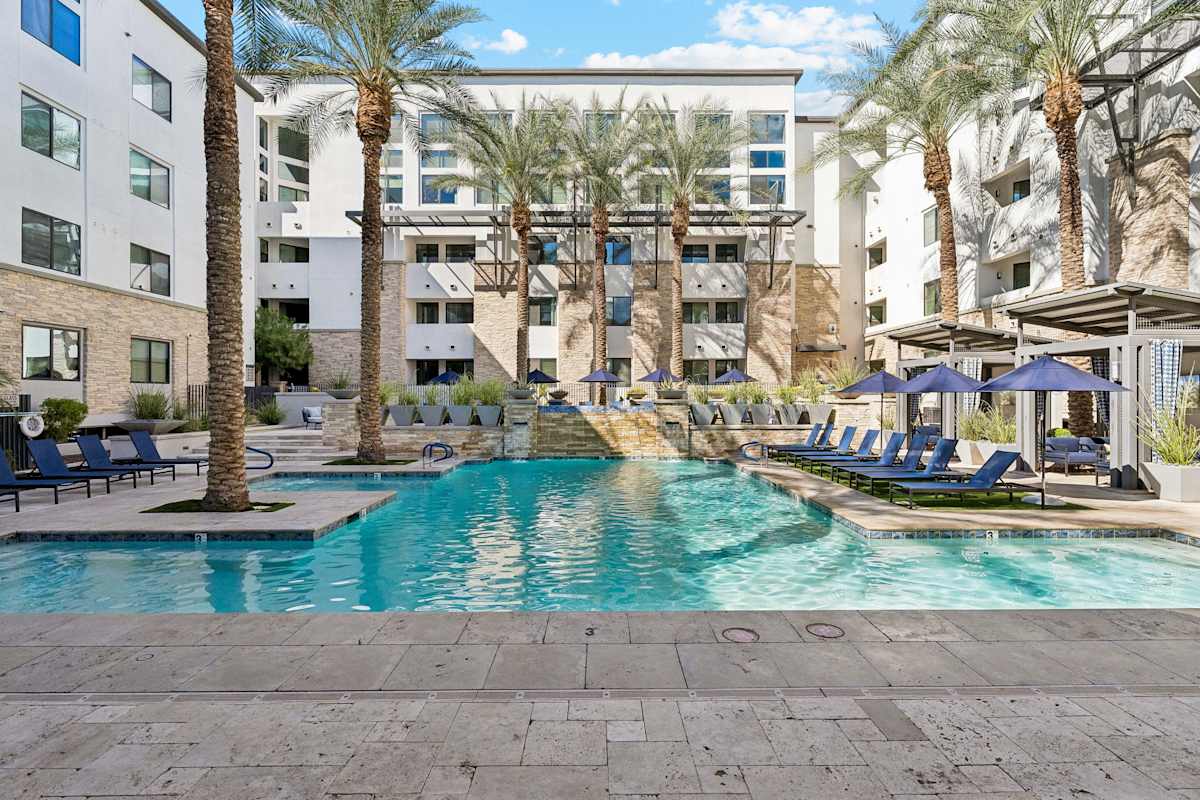 Pool and poolside area at Biltmore at Camelback.