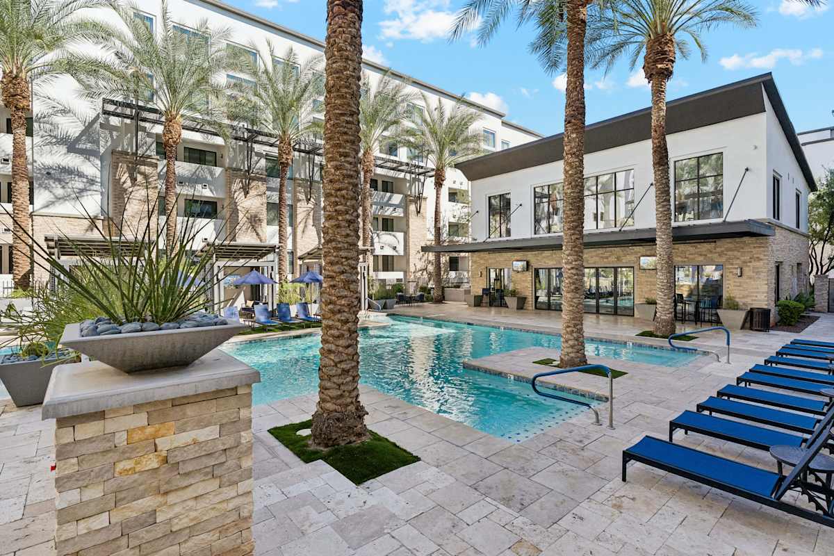 Pool and poolside area at Biltmore at Camelback.