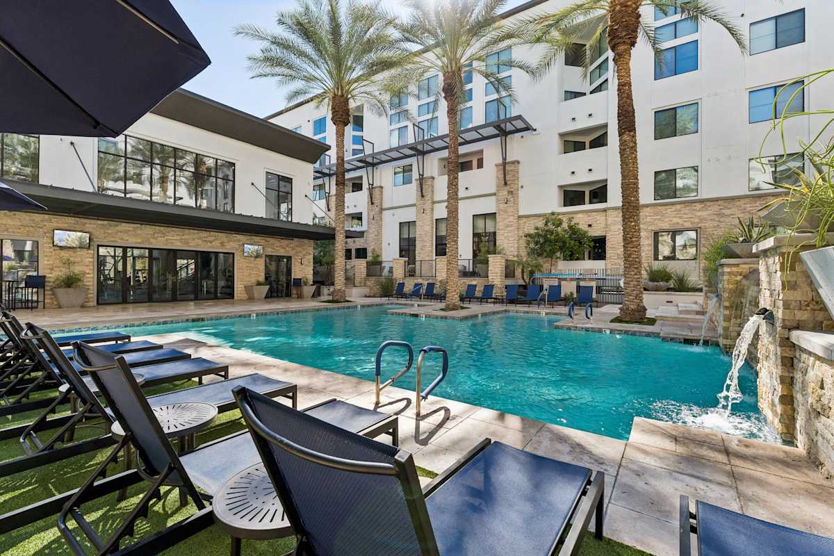 Pool and poolside area at Biltmore at Camelback.