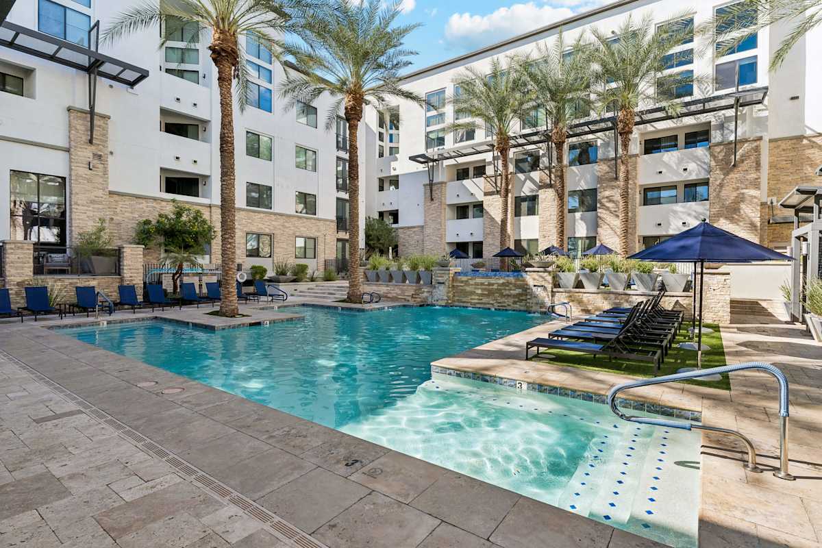 Pool and poolside area at Biltmore at Camelback.