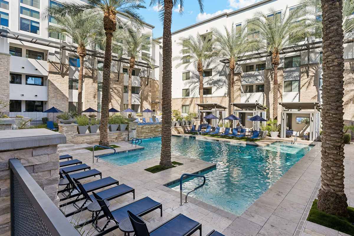 Pool and poolside area at Biltmore at Camelback.