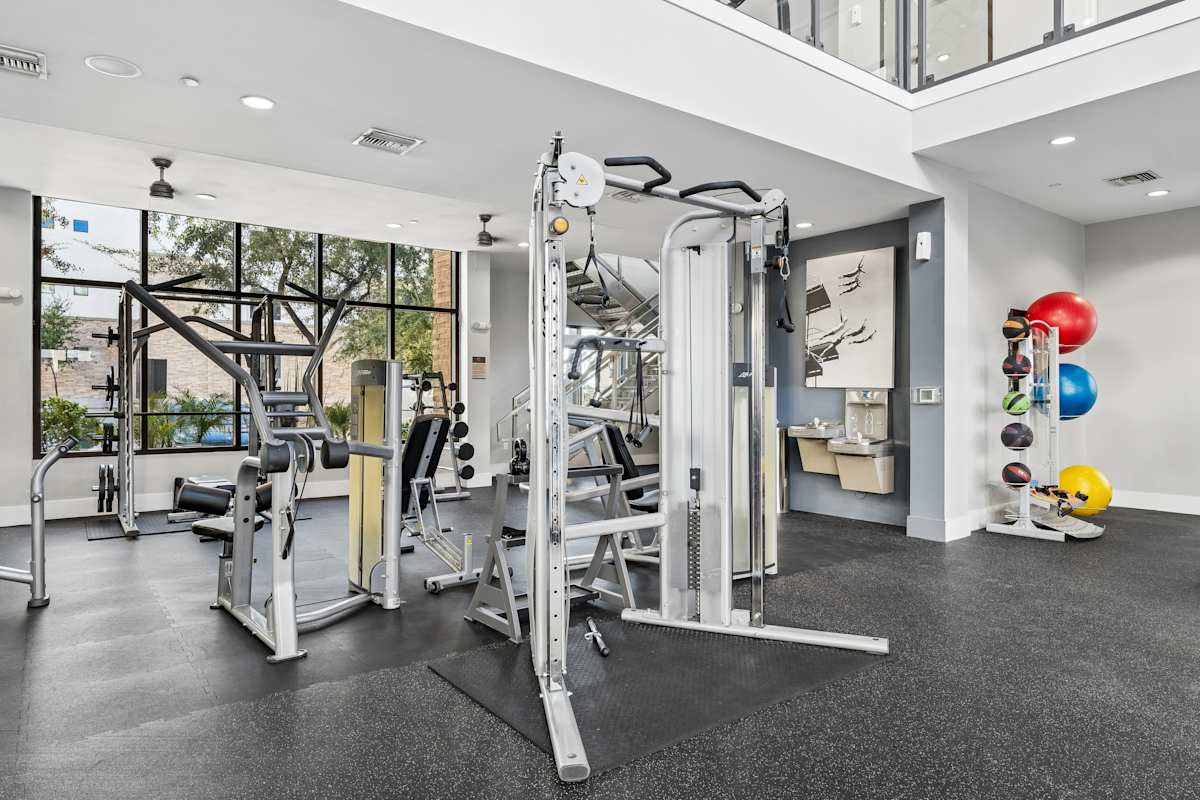 Fitness room at Biltmore at Camelback.