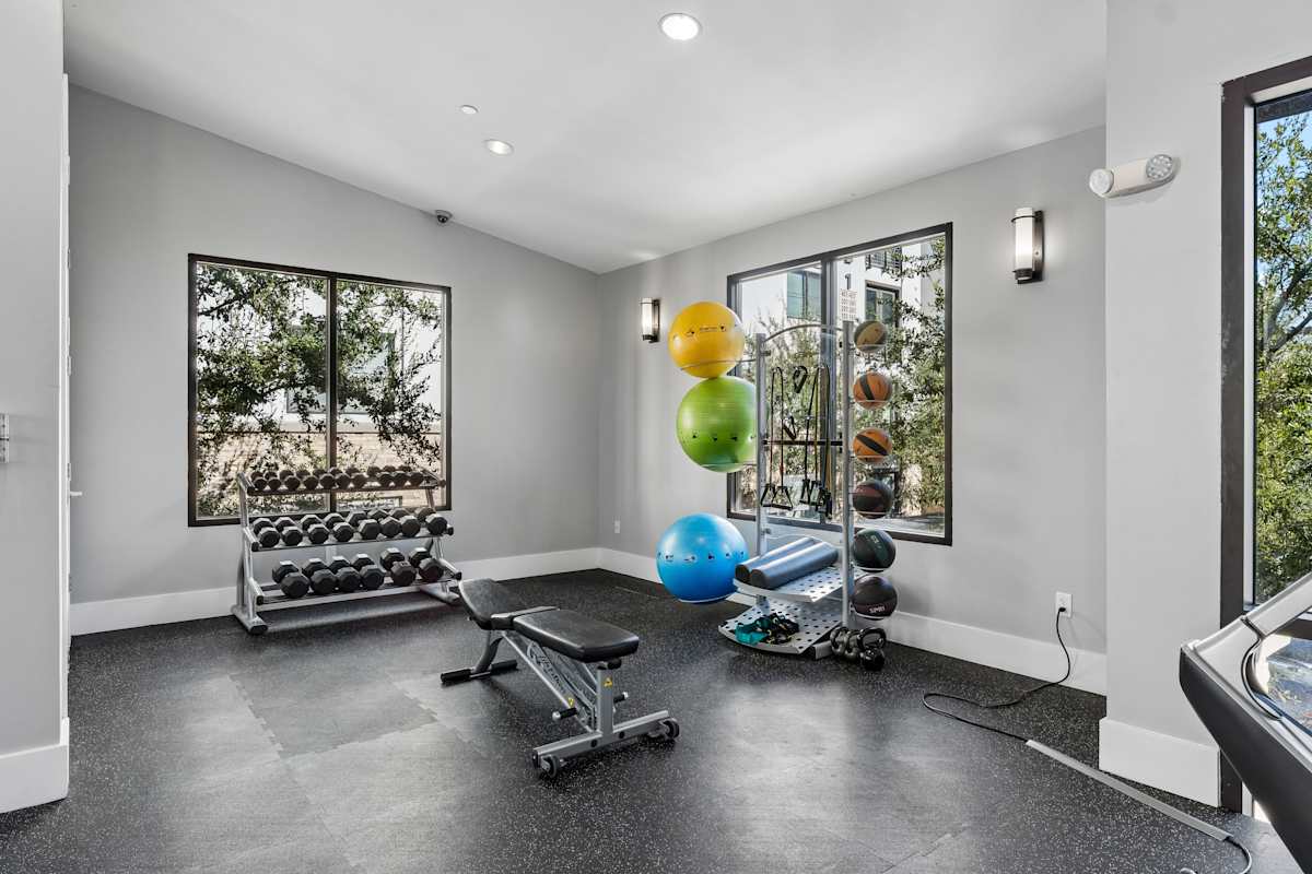 Fitness room at Biltmore at Camelback.