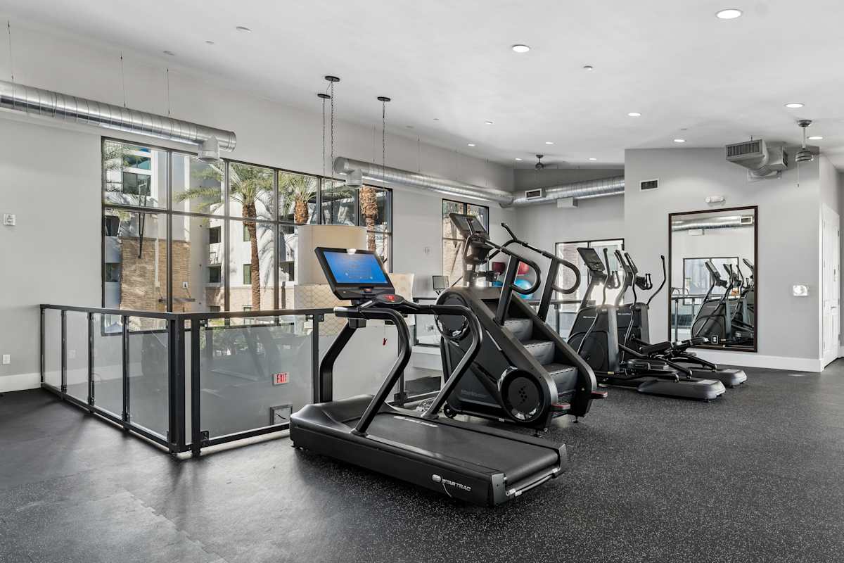 Fitness room at Biltmore at Camelback.
