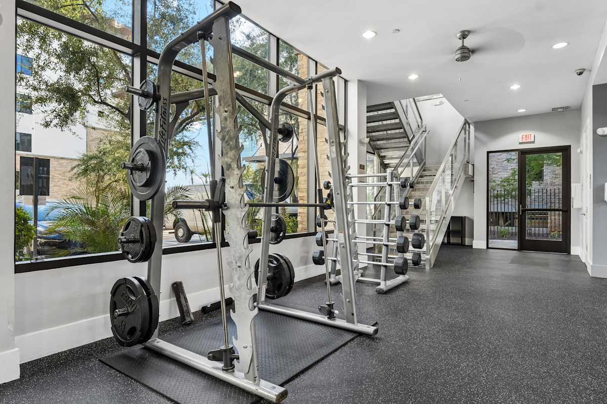 Fitness room at Biltmore at Camelback.