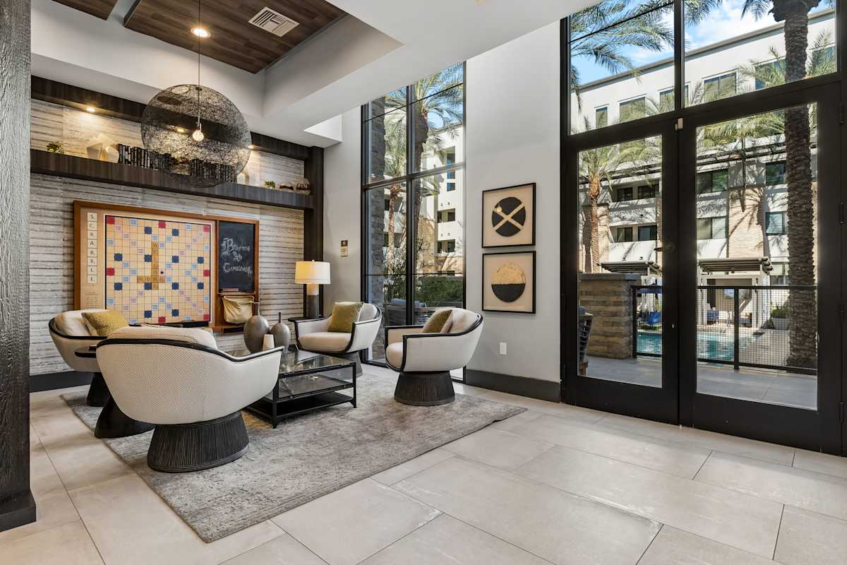 Shared interior space at Biltmore at Camelback.