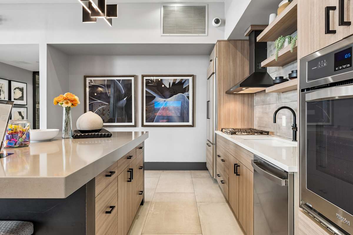 Clubhouse kitchen at Biltmore at Camelback.