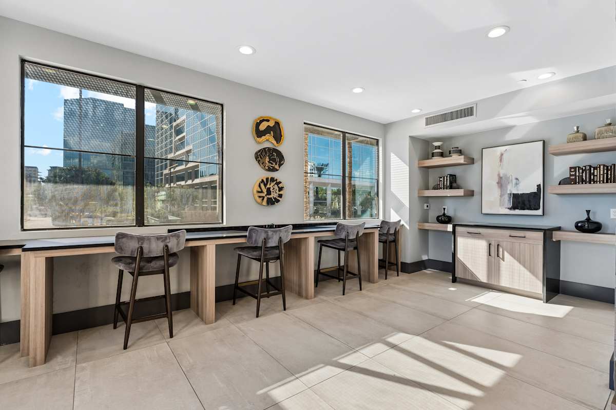Shared interior space at Biltmore at Camelback.