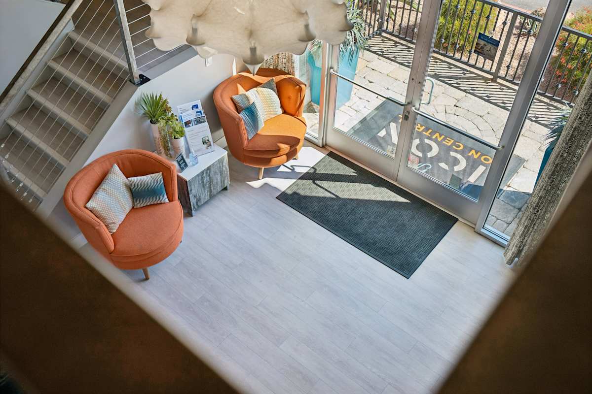 Shared interior space at Icon on Central.