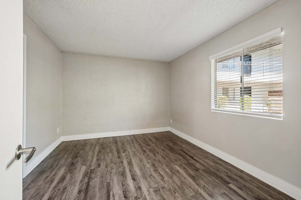 Unfurnished bedroom at Icon on Central.