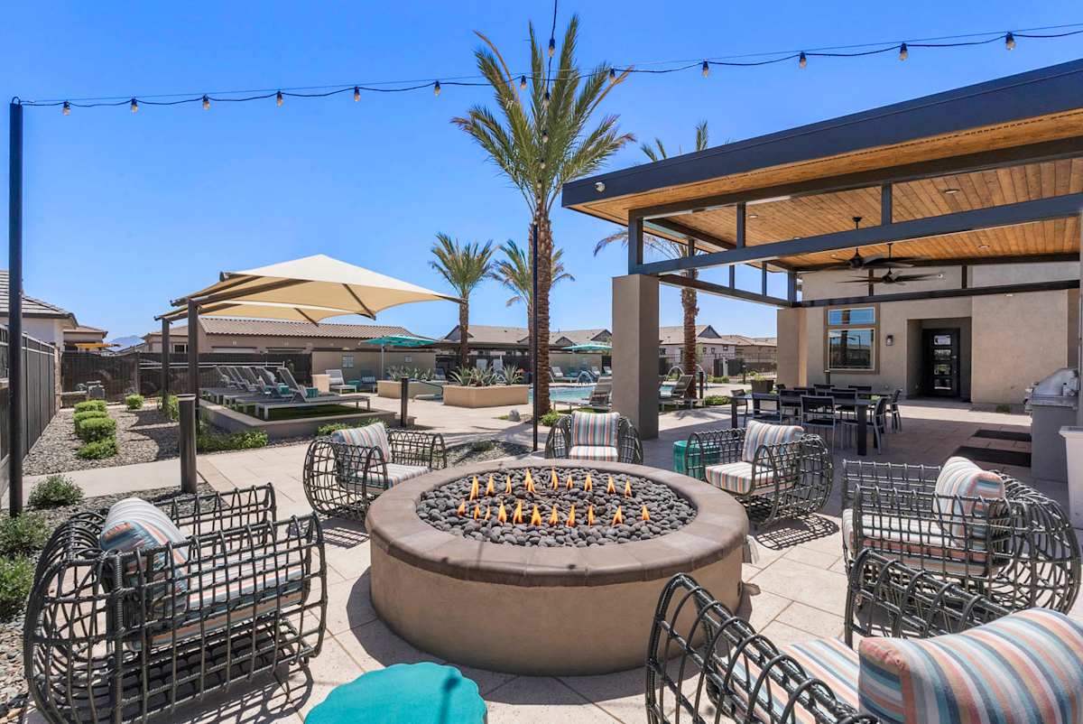 Shared outdoor space at Avilla Western Garden.