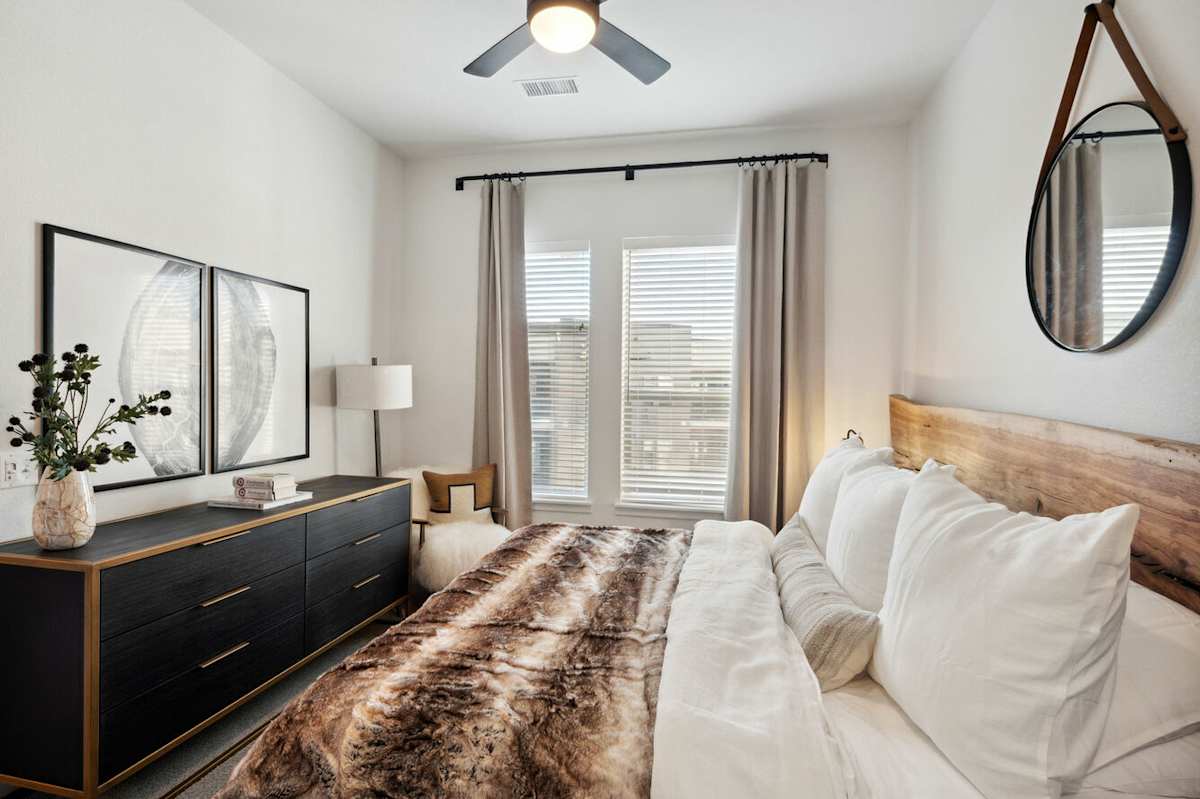 Bridges at Flatiron bedroom with dresser - Broomfield, CO