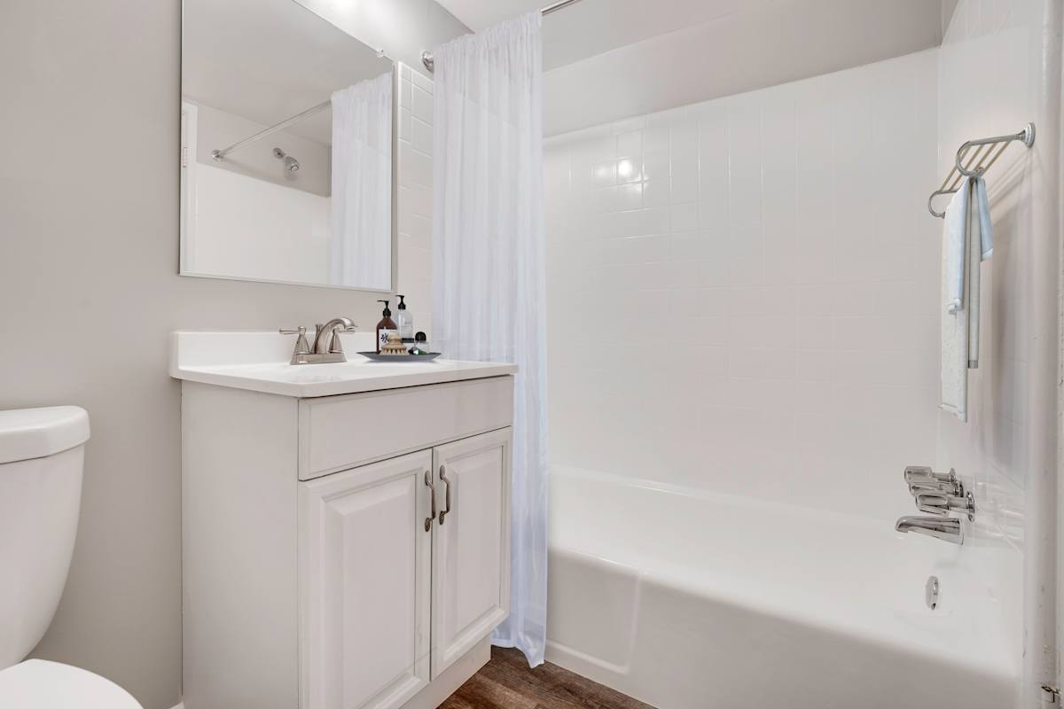 The District at Forestville bathroom with bathtub - Forestville, MD