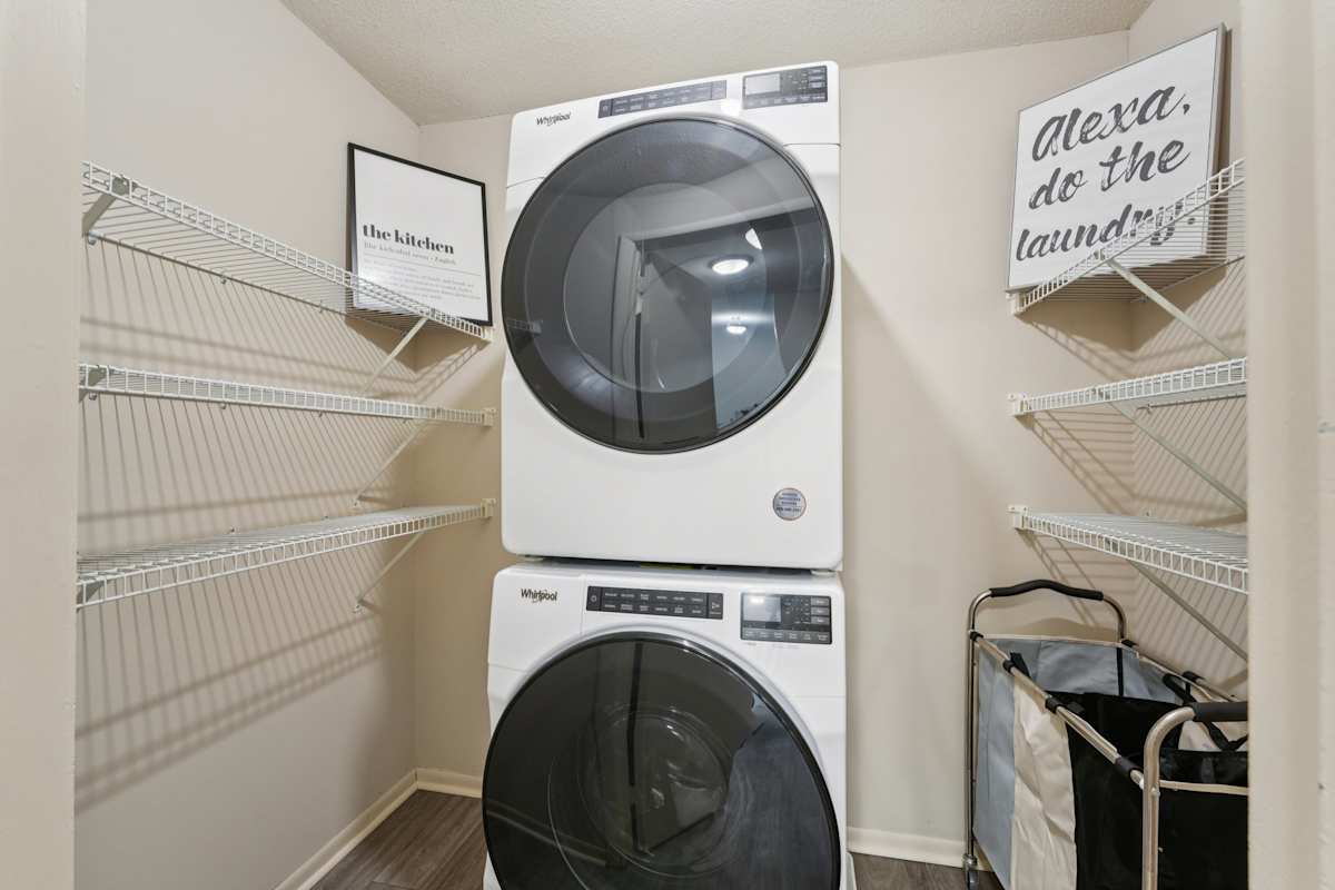 The Bosk Apartment Homes in-unit laundry room - Woodbury, MN