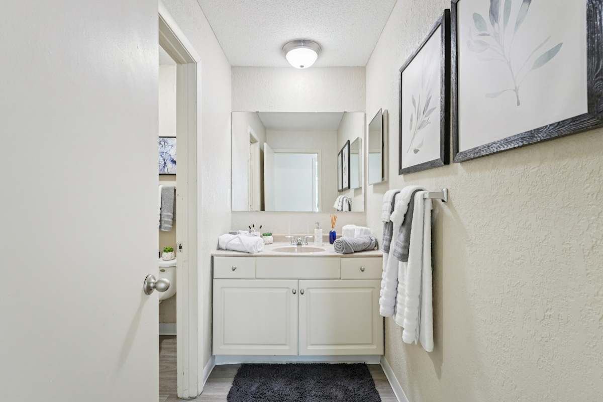 The Bosk Apartment Homes bathroom vanity - Woodbury, MN