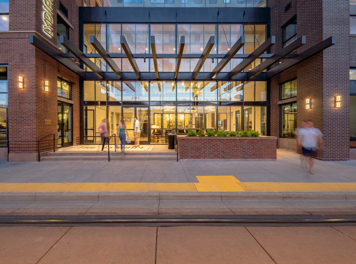 The Lydian building entrance - Denver, CO