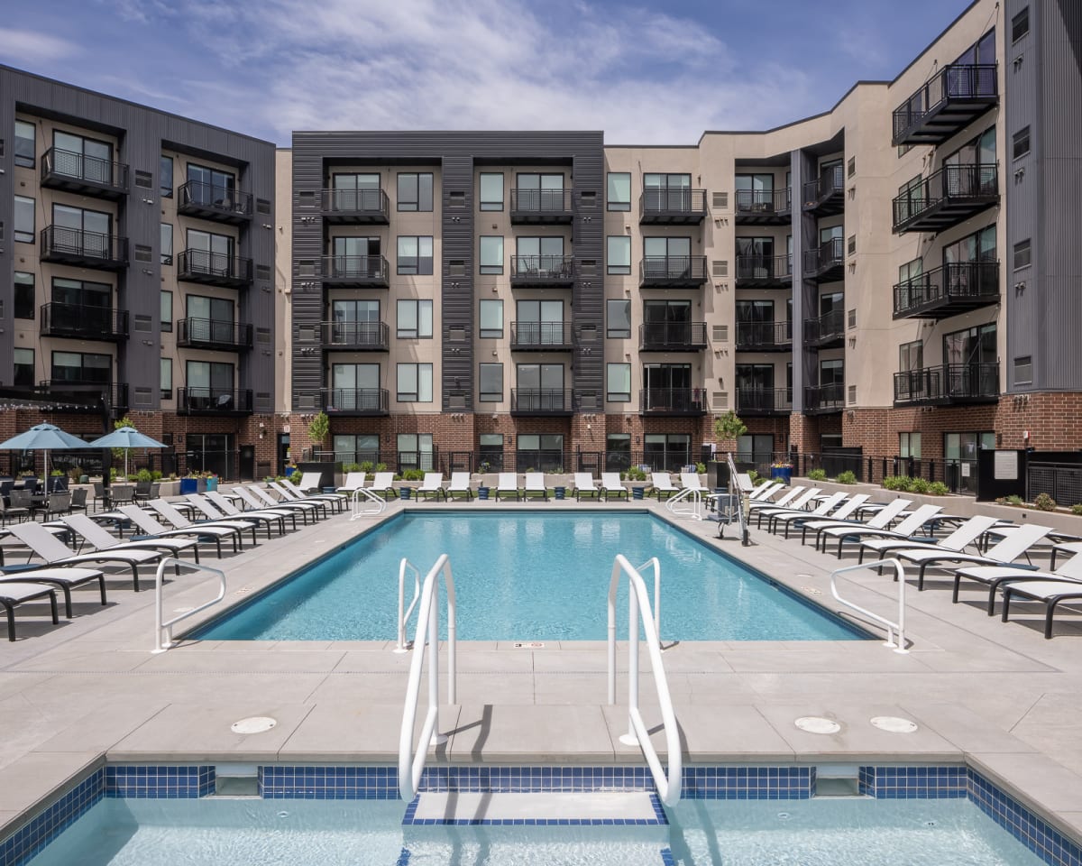 Lyra Apartments outdoor pool - Centennial, CO