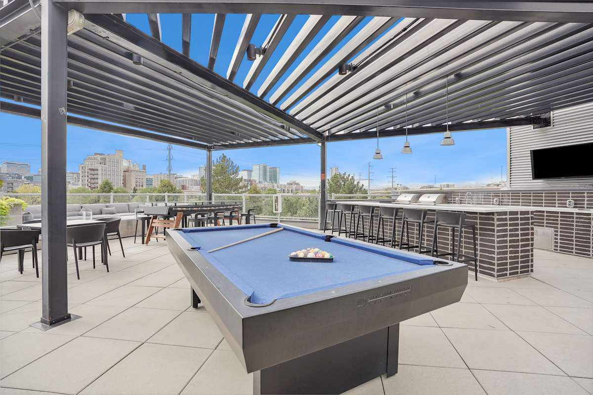 Westend rooftop patio with pool table - Denver, CO