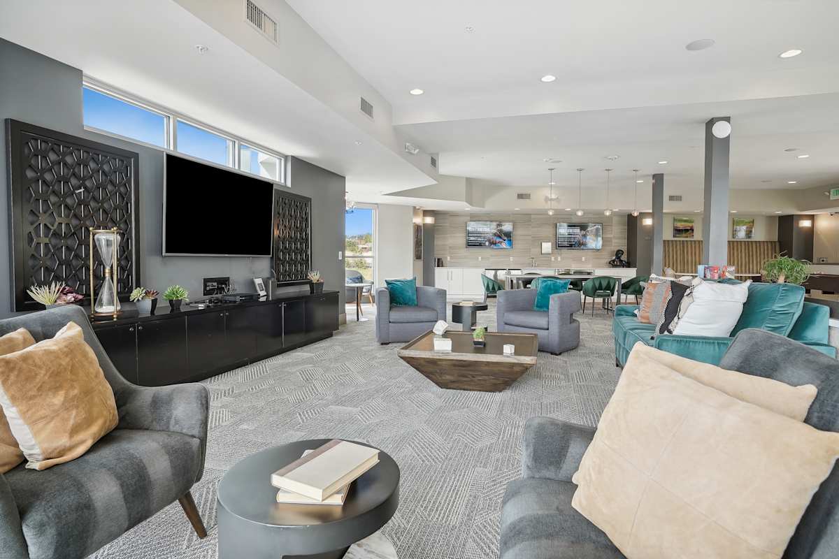 Westend lounge living room with TV - Denver, CO