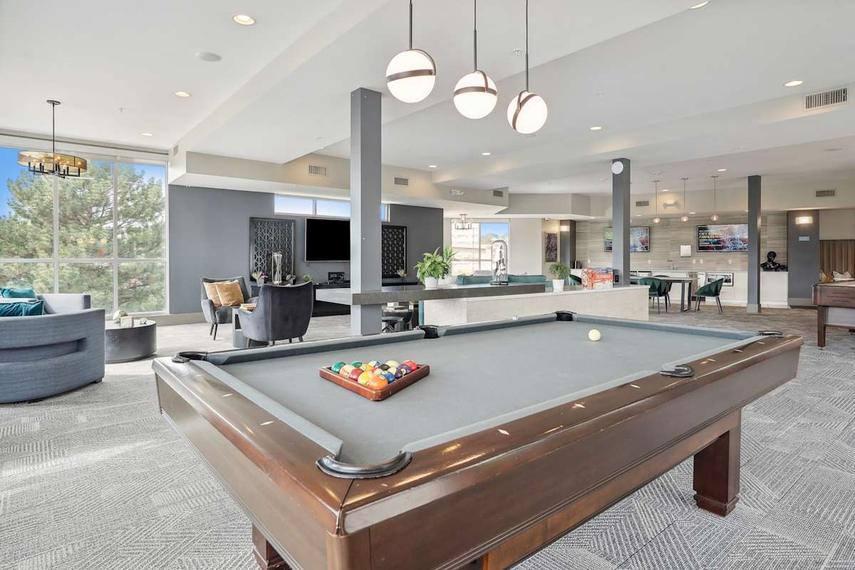 Westend game room with pool table and bar - Denver, CO