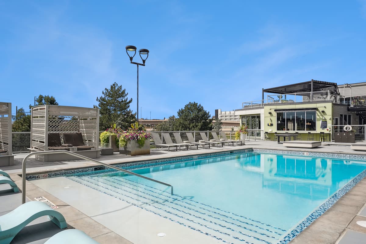 Westend swimming pool with lounge chairs - Denver, CO