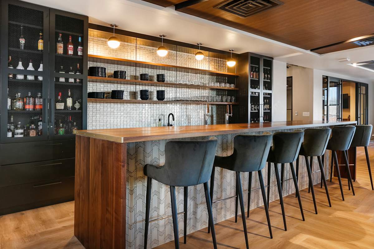 The Lydian bar area in clubroom - Denver, CO