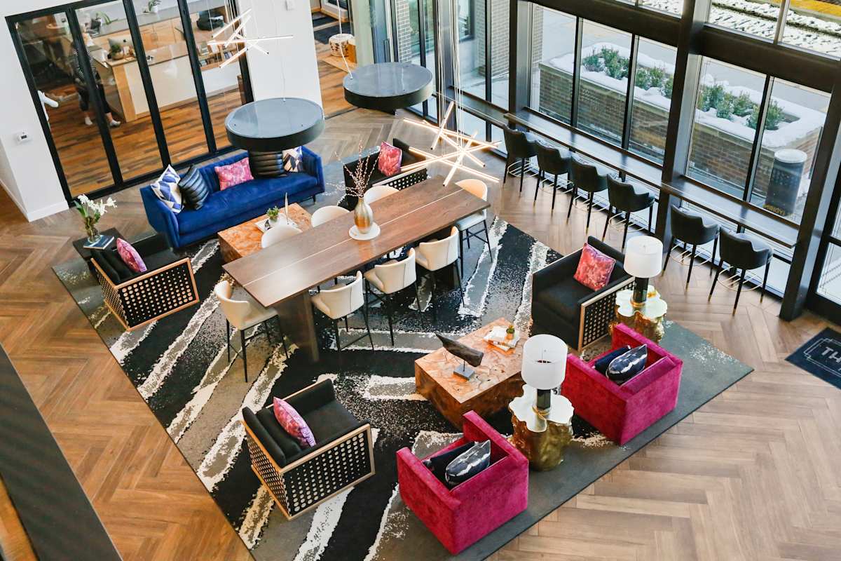 The Lydian lobby view from above - Denver, CO