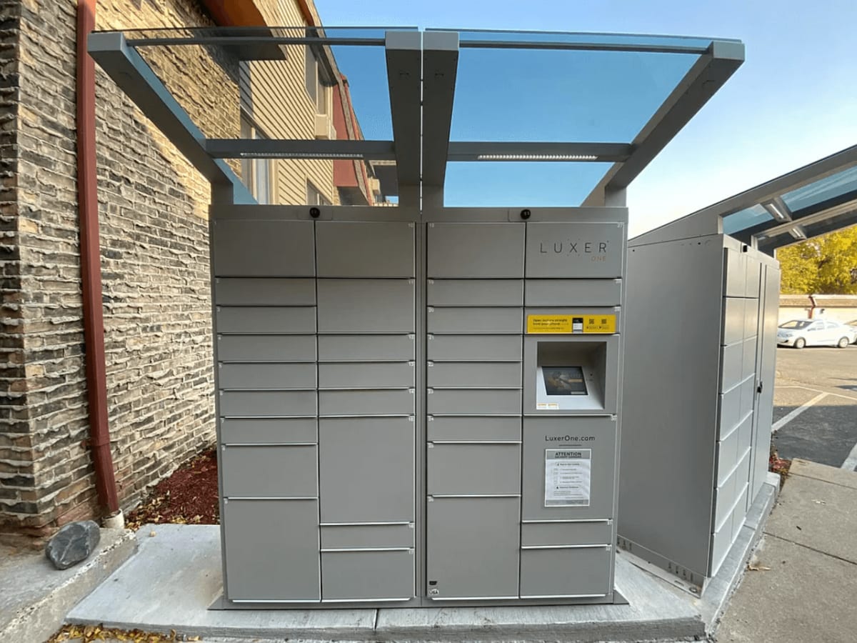 Bayberry Place Apartments package locker area - Eagan, MN
