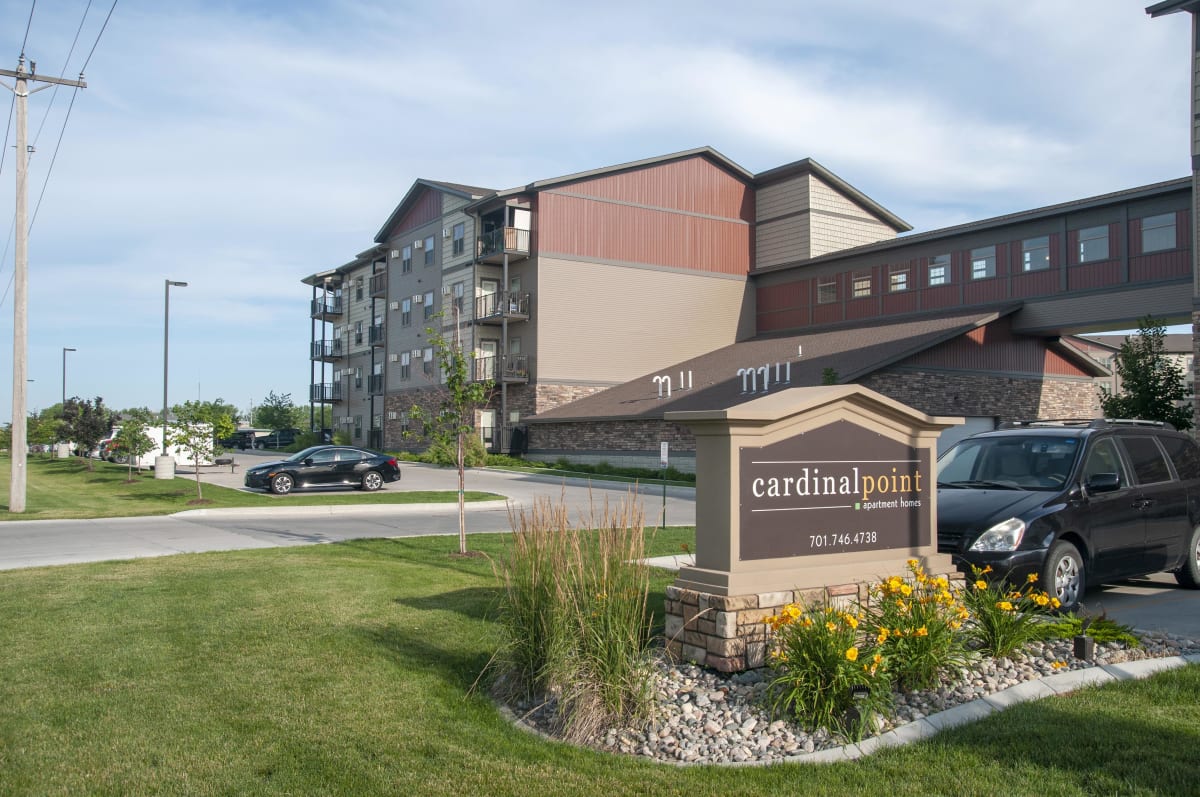 Cardinal Point Apartments exterior view of community building - Grand Forks, ND