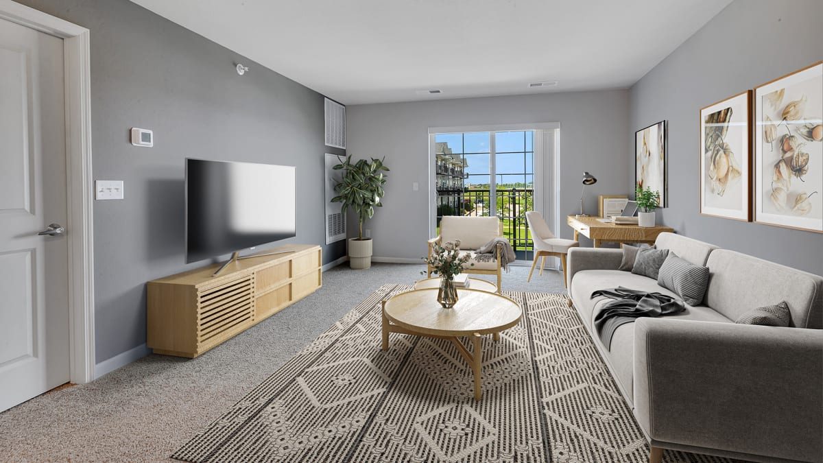 Monticello Crossings open living room layout - Monticello, MN