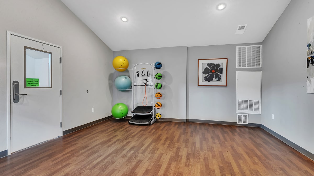 Monticello Crossings yoga studio workout space - Monticello, MN
