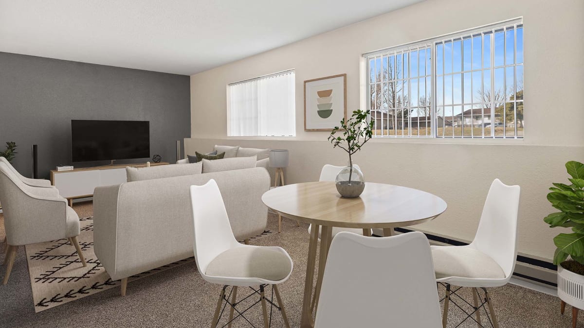 Olympic Village Apartments dining area - Billings, MT