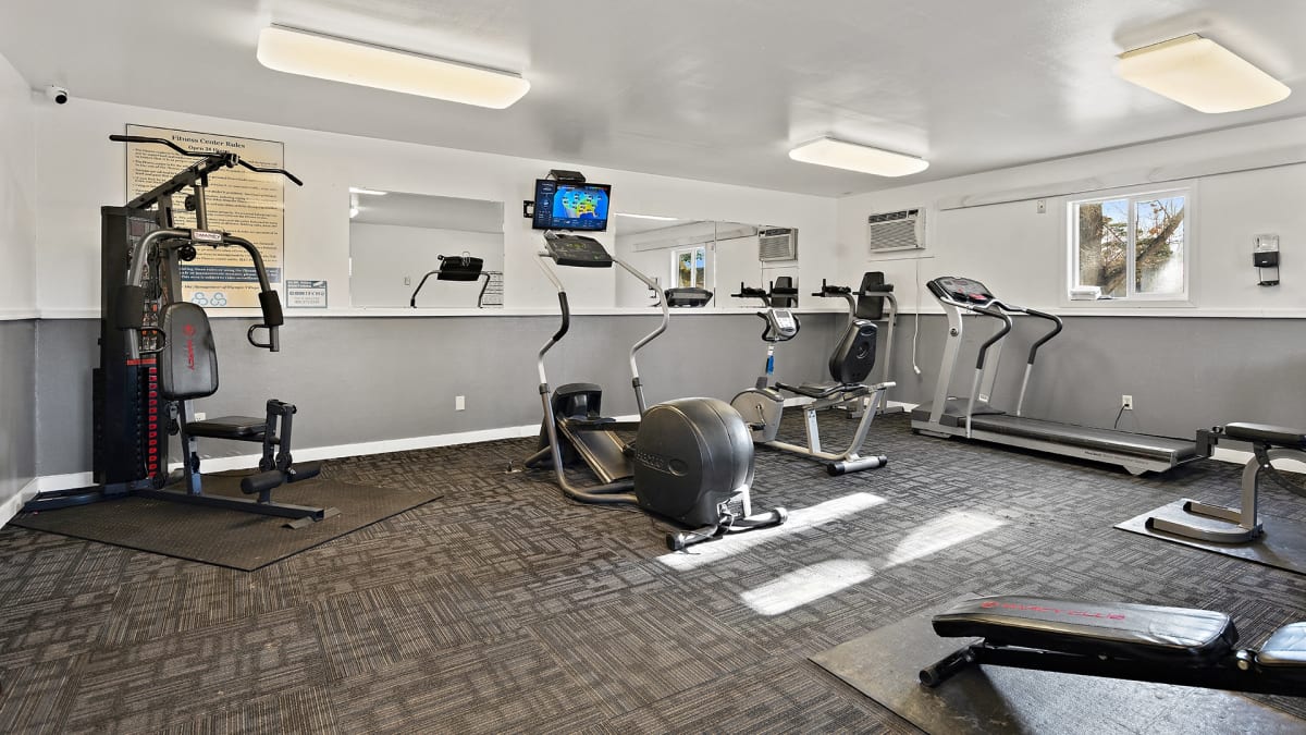 Olympic Village Apartments fitness center - Billings, MT