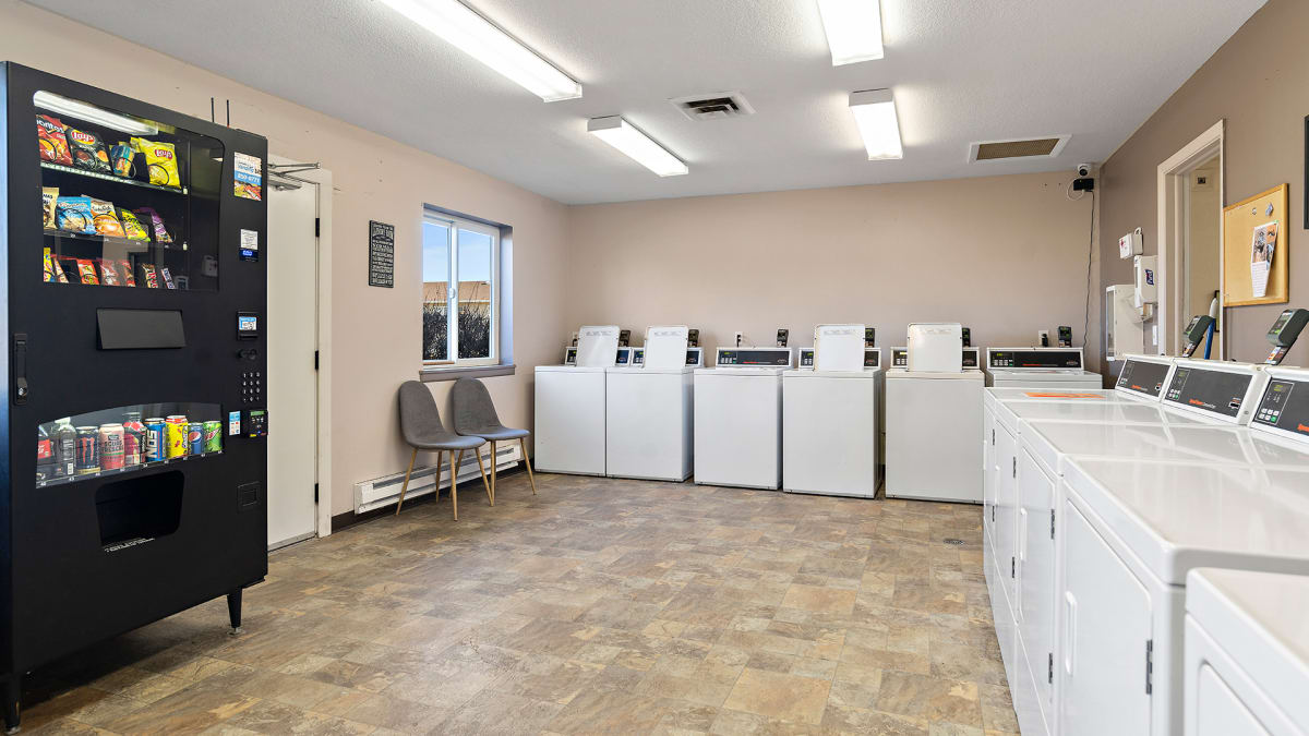 Olympic Village Apartments shared laundry room - Billings, MT