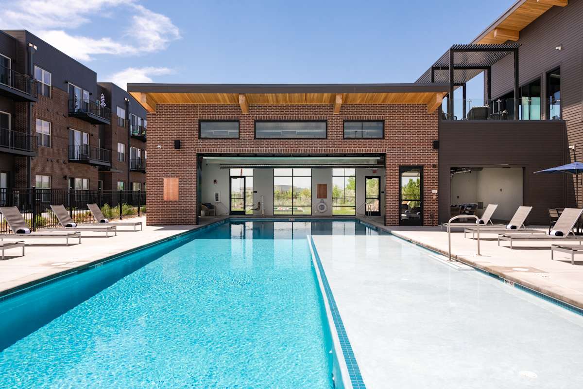 Railway Flats Apartments outdoor swimming pool - Loveland, CO