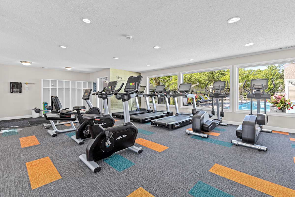 SouthFork Townhomes Flats fitness center - Lakeville, MN