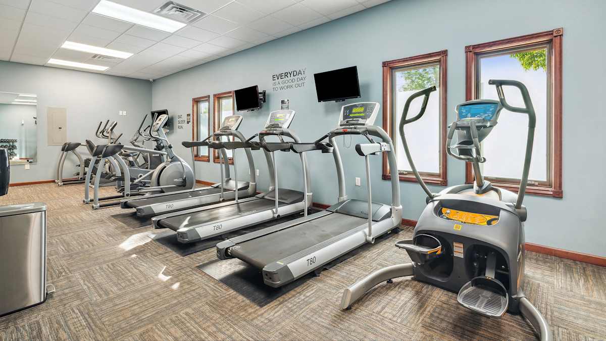 The Legacy Apartments fitness center cardio equipment - Grand Forks, ND
