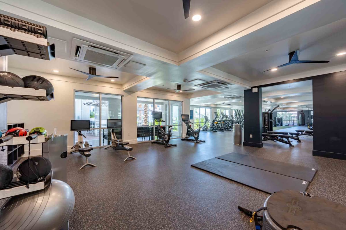 Fitness center at Slate Scottsdale.