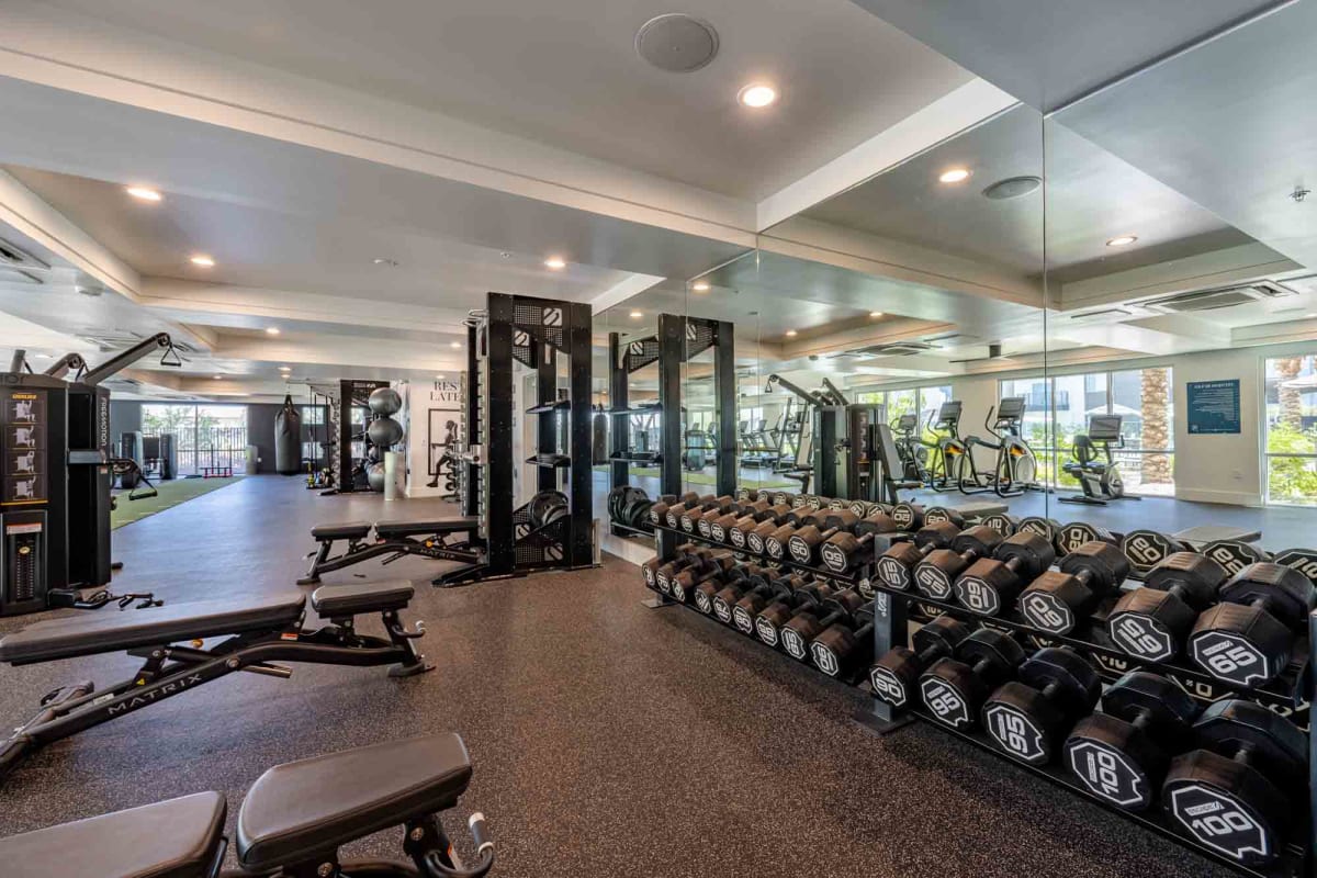 Fitness center at Slate Scottsdale.