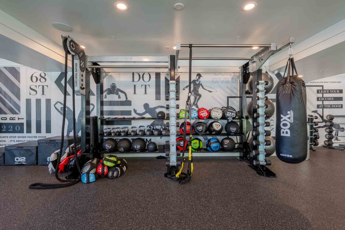 Fitness center at Slate Scottsdale.