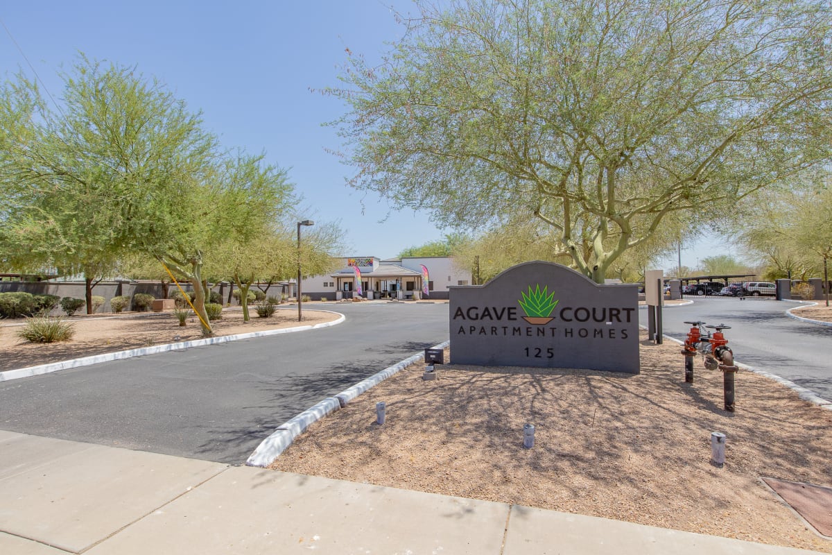 Building exterior at Agave Court.